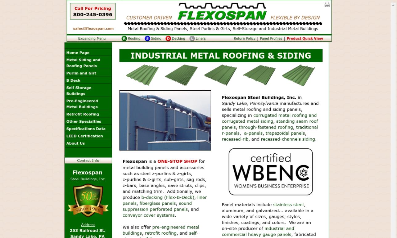 Flexospan Steel Buildings, Inc.