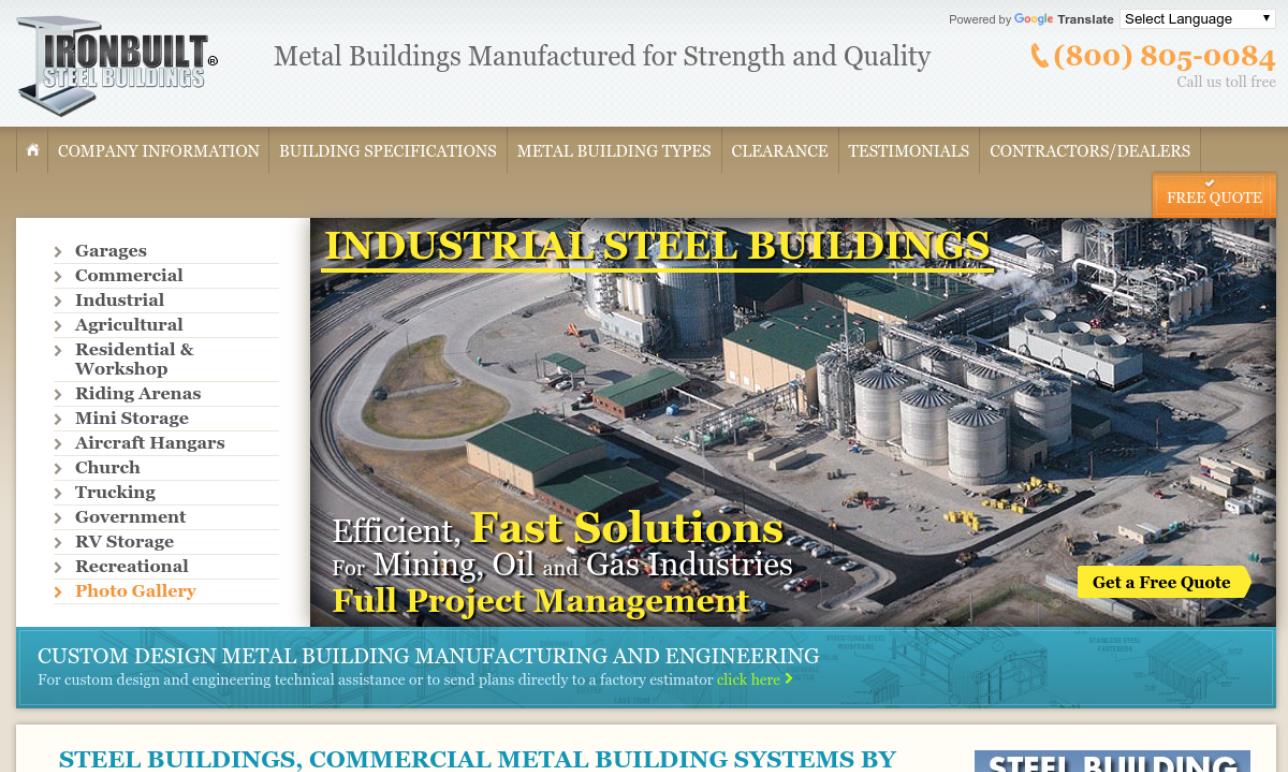 Ironbuilt Steel Buildings