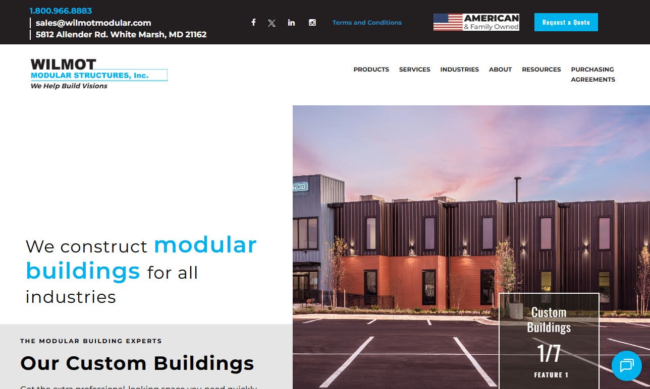 Wilmot Modular Structures, Inc. Wilmot Modular Structures, Inc.